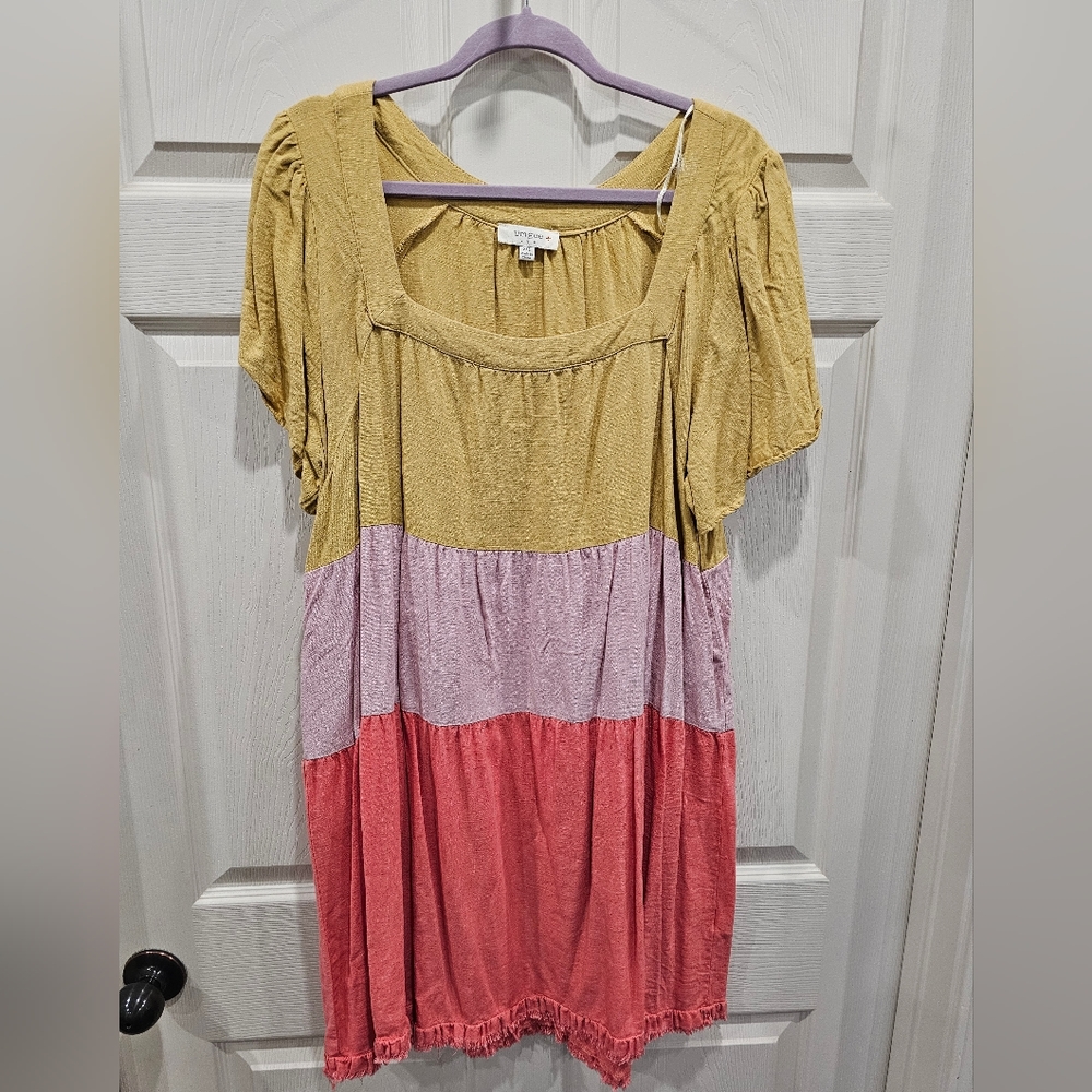 Umgee linen blend dress